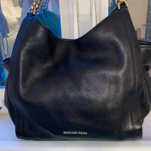 Michael Kors Newbury Pebbled Leather Chain Tote‎ Bag
